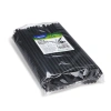 Wiederverwendbare Biokomposit‑Trinkhalme, schwarz, 8/240 mm, 100 Stk.
