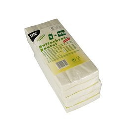 Weiße Papiertüte für das Frühstück, 10+3 x 21 cm, 500 Stück