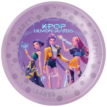 Mehrwegteller „K-POP“, 21 cm, 4 Stück