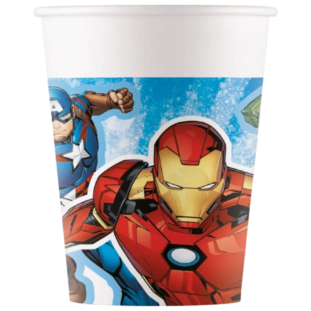 Papierbecher „Avengers“, 200 ml, 8 Stück