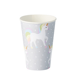 Papierbecher „Einhorn“ 200 ml, Durchmesser 70 mm, 10 Stück