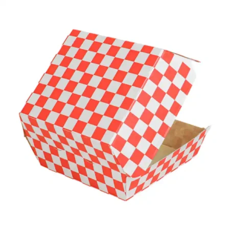 Burgerbox „Fitipaldi“ / „Kratka“ 12,5 x 12,5 x 8 cm, 50 Stück