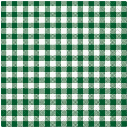 2-lagige Servietten „Gingham Dark“ / „Karomuster“ 25 x 25 cm, 100 Stück