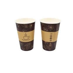Papierbecher, 450 ml, Durchmesser 90 mm, 50 Stück