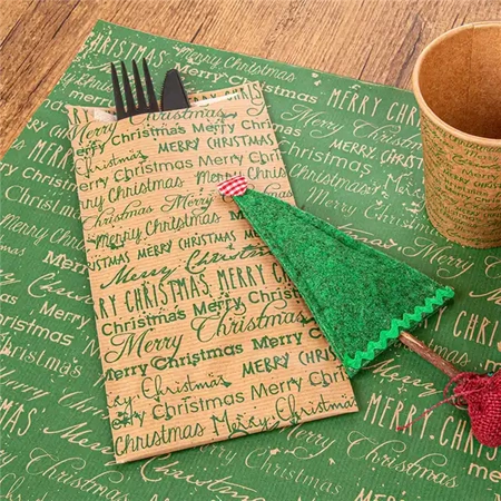 Papiertischsets „Christmas Green“ 31 x 43 cm, 500 Stück