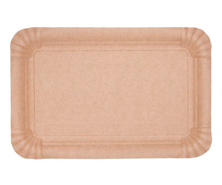 Kraftpapier-Tablett 13 x 20 cm, 100 Stück
