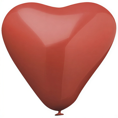 „Heart“-Ballons aus Kautschuk, Durchmesser 30 cm, 10 Stück