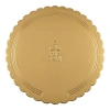 Tortenunterlage, dick, beidseitig gold‑schwarz, 32 cm, 1 Stück