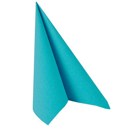 Servietten „Royal Collection“, türkis, 1/4, 3-lagig, 40 x 40 cm, 50 Stück
