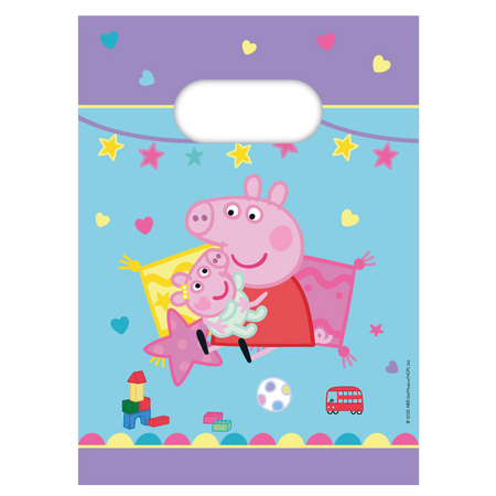 Papiertüten „Peppa Pig“ 16 x 22 cm, 4 Stück