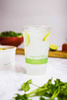 Vegware PLA-Becher mit Aufdruck, 200 ml, Durchmesser 76 mm, 50 Stück