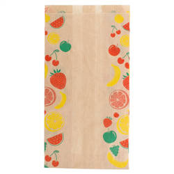 Papiertüte für Obst, 1,0 kg, 14+9 x 26 cm, 500 Stück