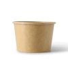 Kraftpapier-Eisbecher, 130 ml, Durchmesser 76 mm, 50 Stück