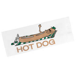 Beutel für französische Hot Dogs, 7+5 x 18 cm, 500 Stück