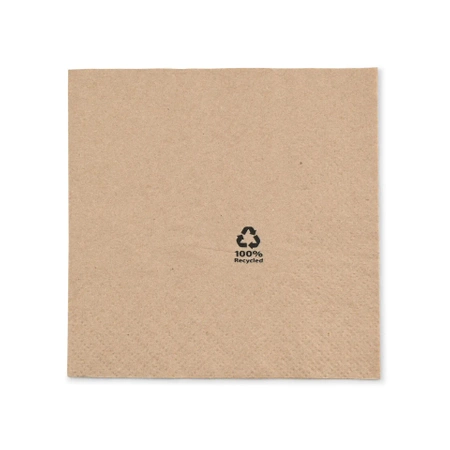 Zweilagige Servietten „Recycled“, 1/4, 33 x 33 cm, 100 Stück